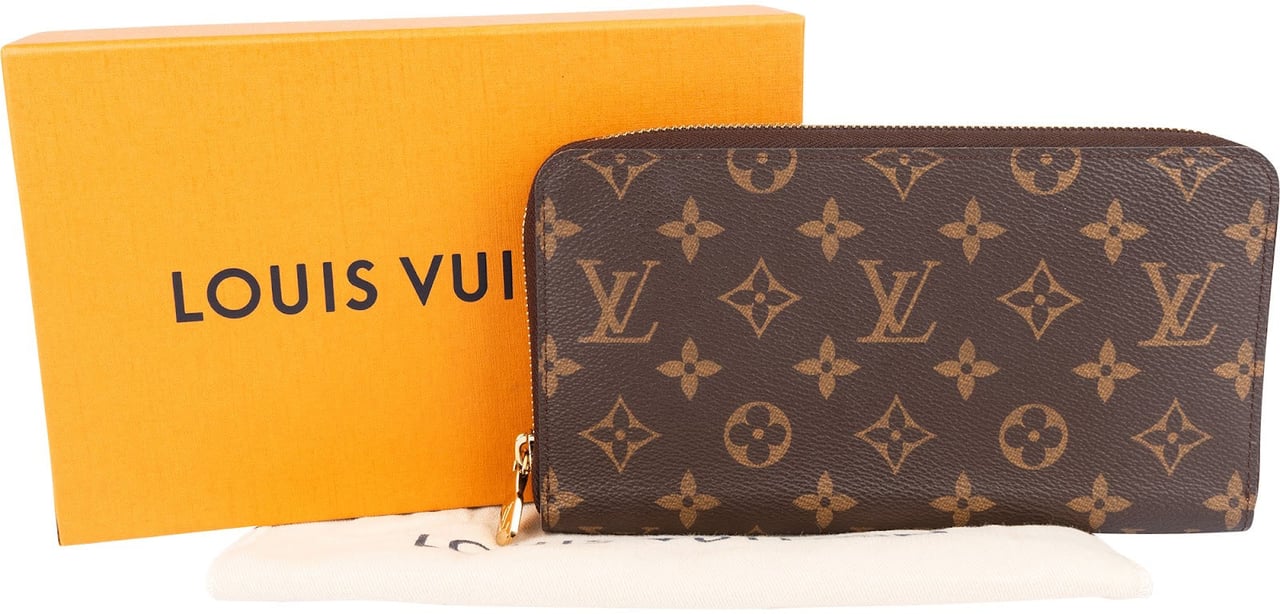 Louis Vuitton Louis Vuitton Monogram Canvas Zippy Organizer Wallet Bruin