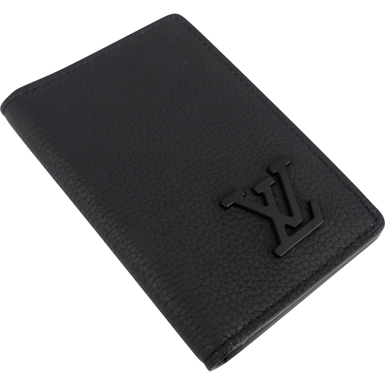 Louis Vuitton Louis Vuitton Taurillon Leather Pocket Cardholder M69979 Zwart