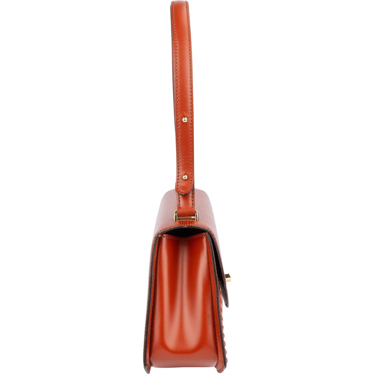 Louis Vuitton Louis Vuitton Cognac Epi Leather Tilsitt Shoulder Bag Bruin