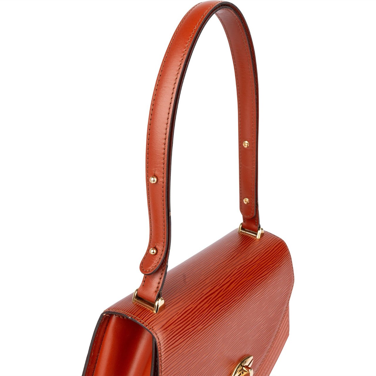 Louis Vuitton Louis Vuitton Cognac Epi Leather Tilsitt Shoulder Bag Bruin