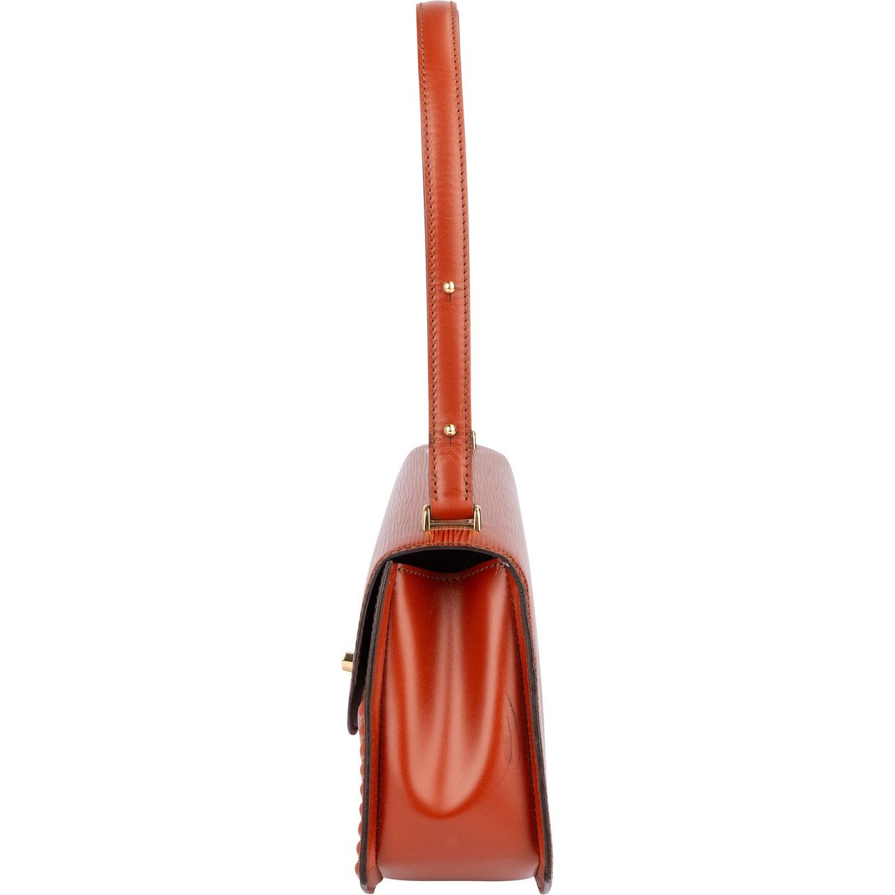 Louis Vuitton Louis Vuitton Cognac Epi Leather Tilsitt Shoulder Bag Bruin