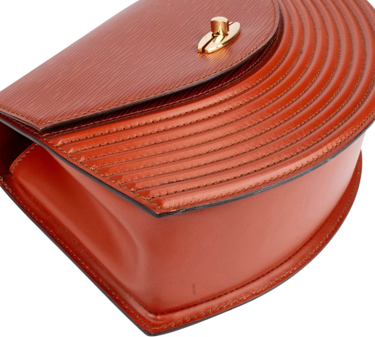 Louis Vuitton Louis Vuitton Cognac Epi Leather Tilsitt Shoulder Bag Bruin