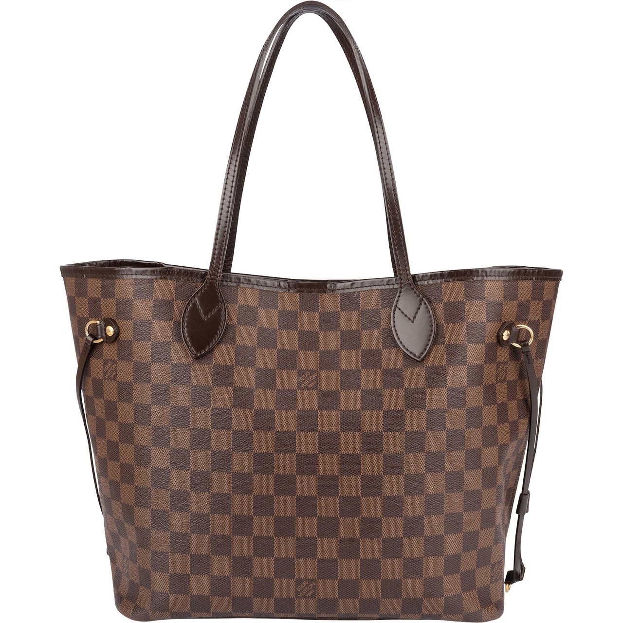 Louis Vuitton Louis Vuitton Monogram Damier Ebene Canvas Neverfull MM Shoulder Bag Bruin