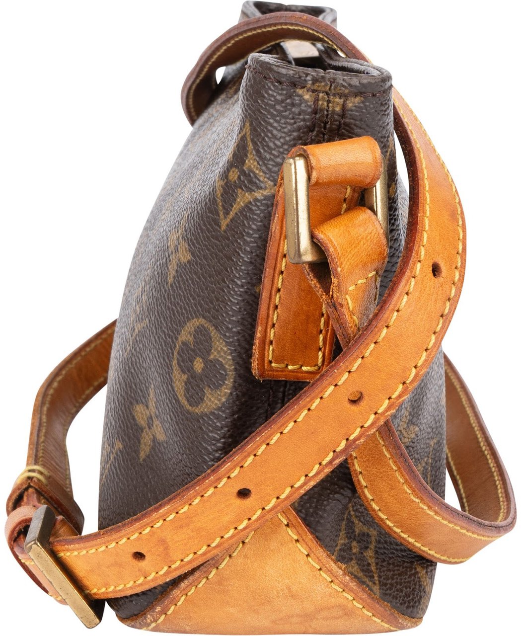 Louis Vuitton Louis Vuitton Canvas Monogram Trotteur Crossbody Bag Bruin