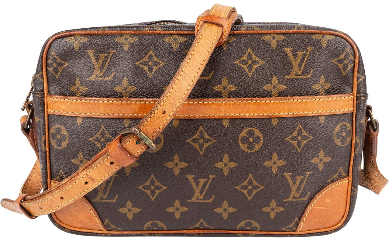 Louis Vuitton Louis Vuitton Monogram Canvas Trocadero 27 Crossbody Bag Bruin