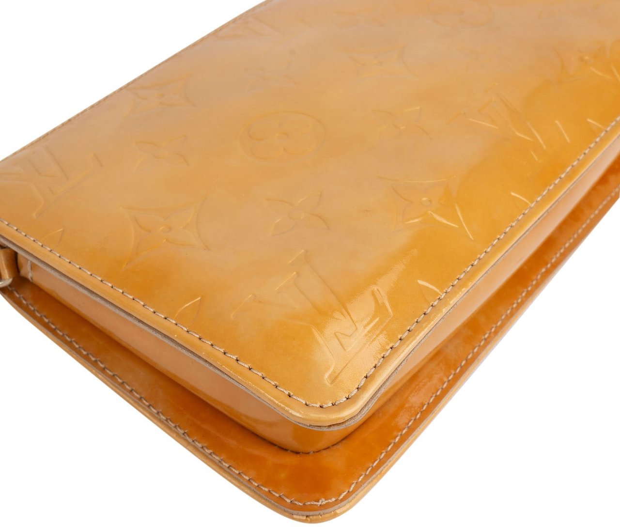 Louis Vuitton Louis Vuitton Monogram Vernis Lexington Pochette Shoulder Bag Beige