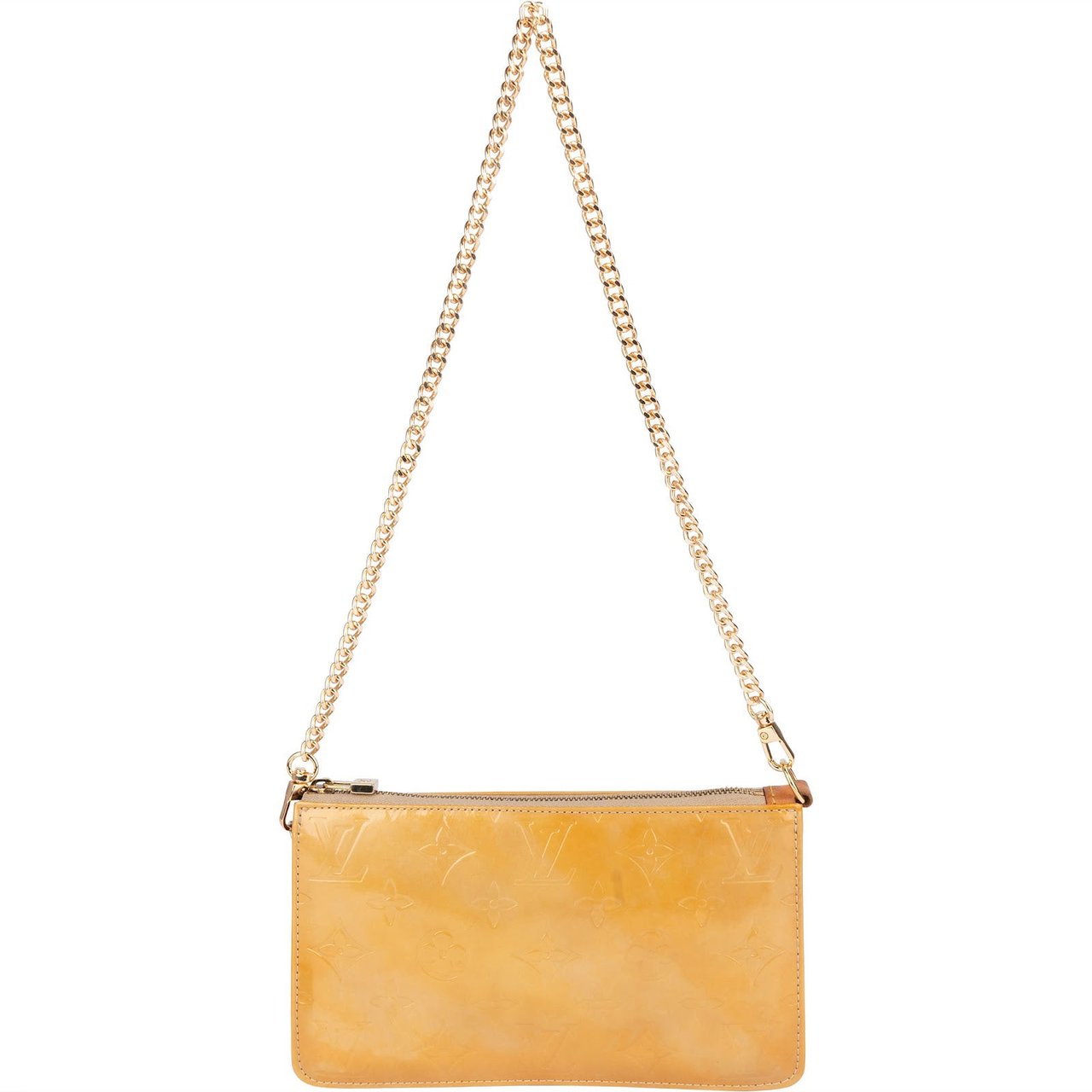 Louis Vuitton Louis Vuitton Monogram Vernis Lexington Pochette Shoulder Bag Beige