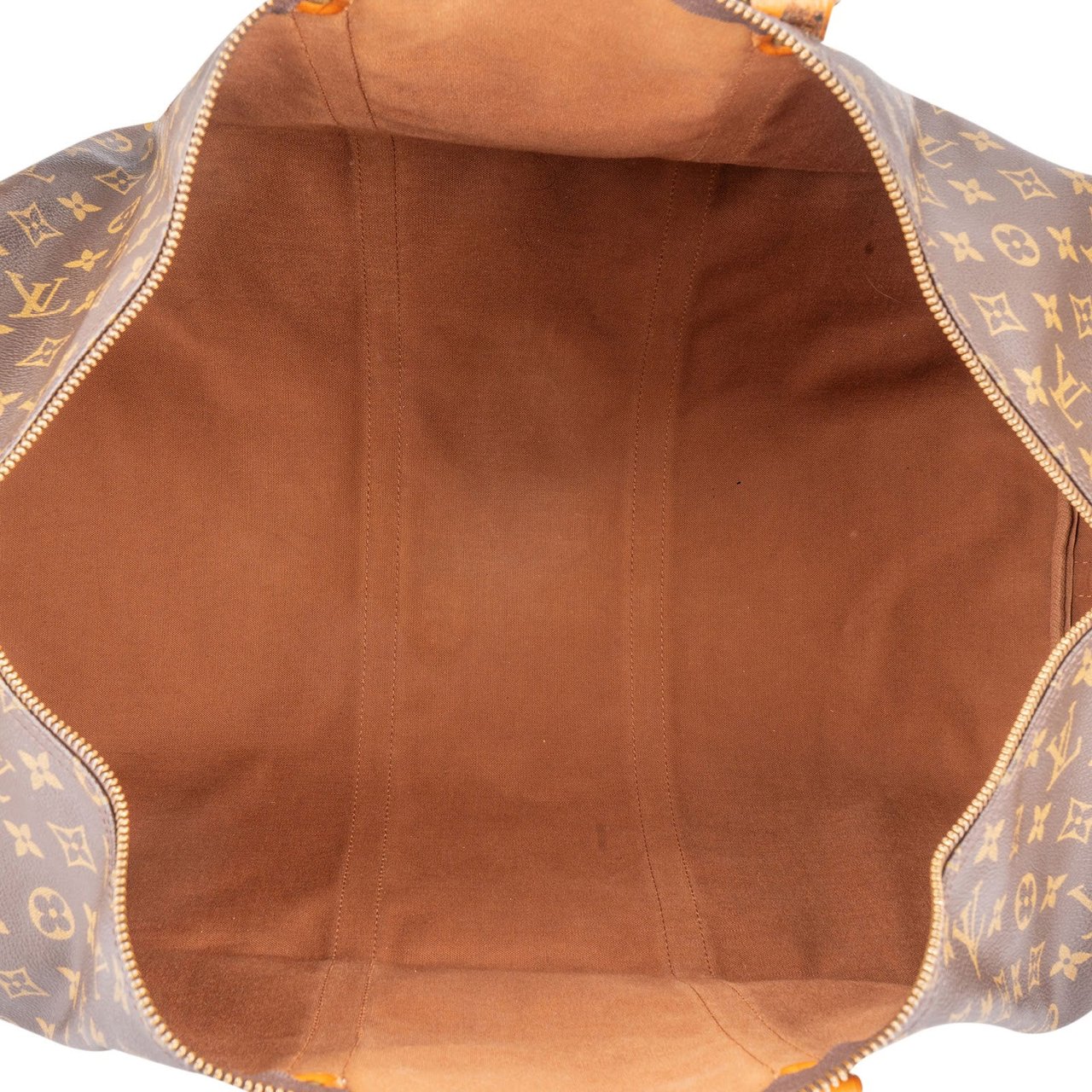 Louis Vuitton Louis Vuitton Monogram Canvas Keepall 60 Bandoulière Travel Bag Bruin