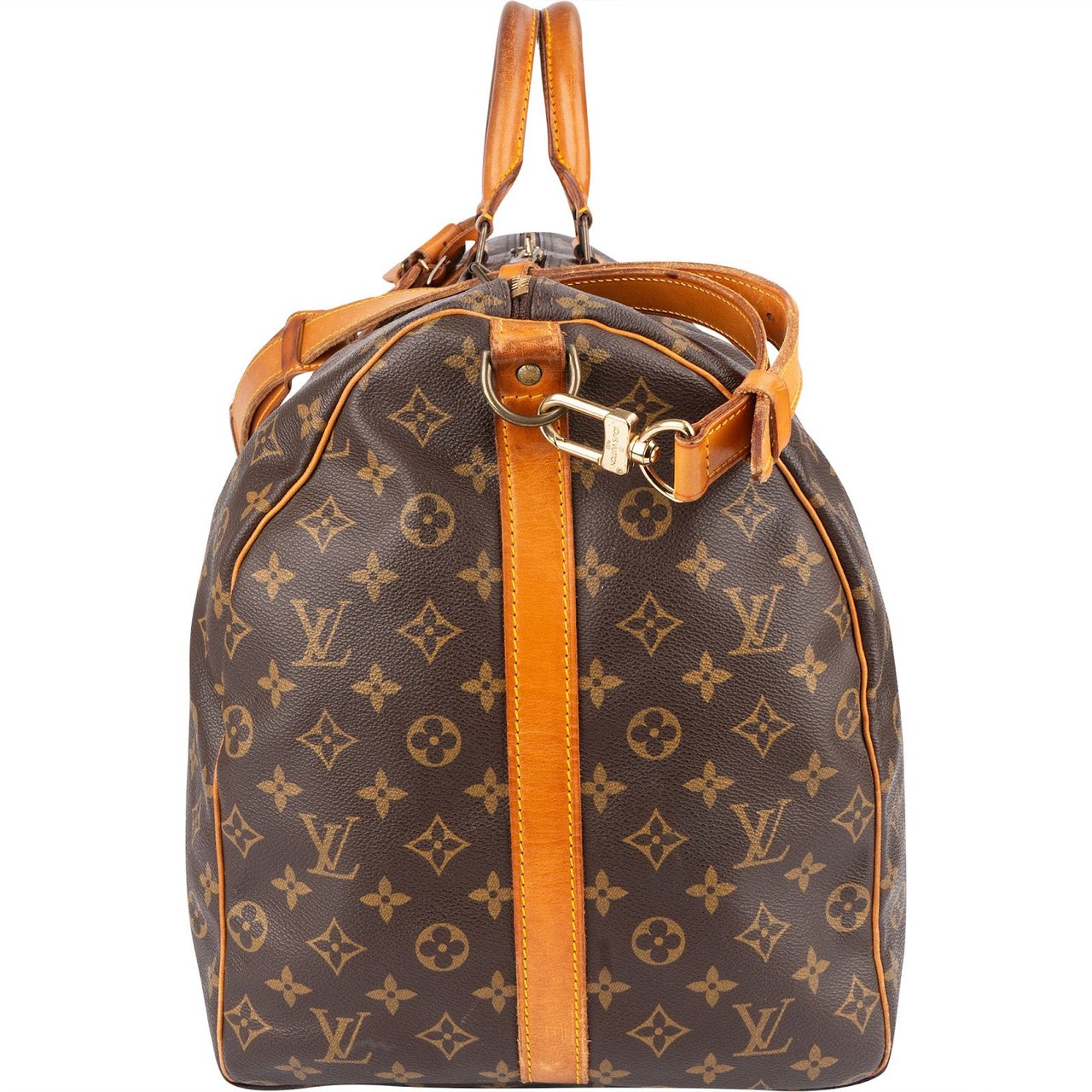 Louis Vuitton Louis Vuitton Monogram Canvas Keepall 60 Bandoulière Travel Bag Bruin