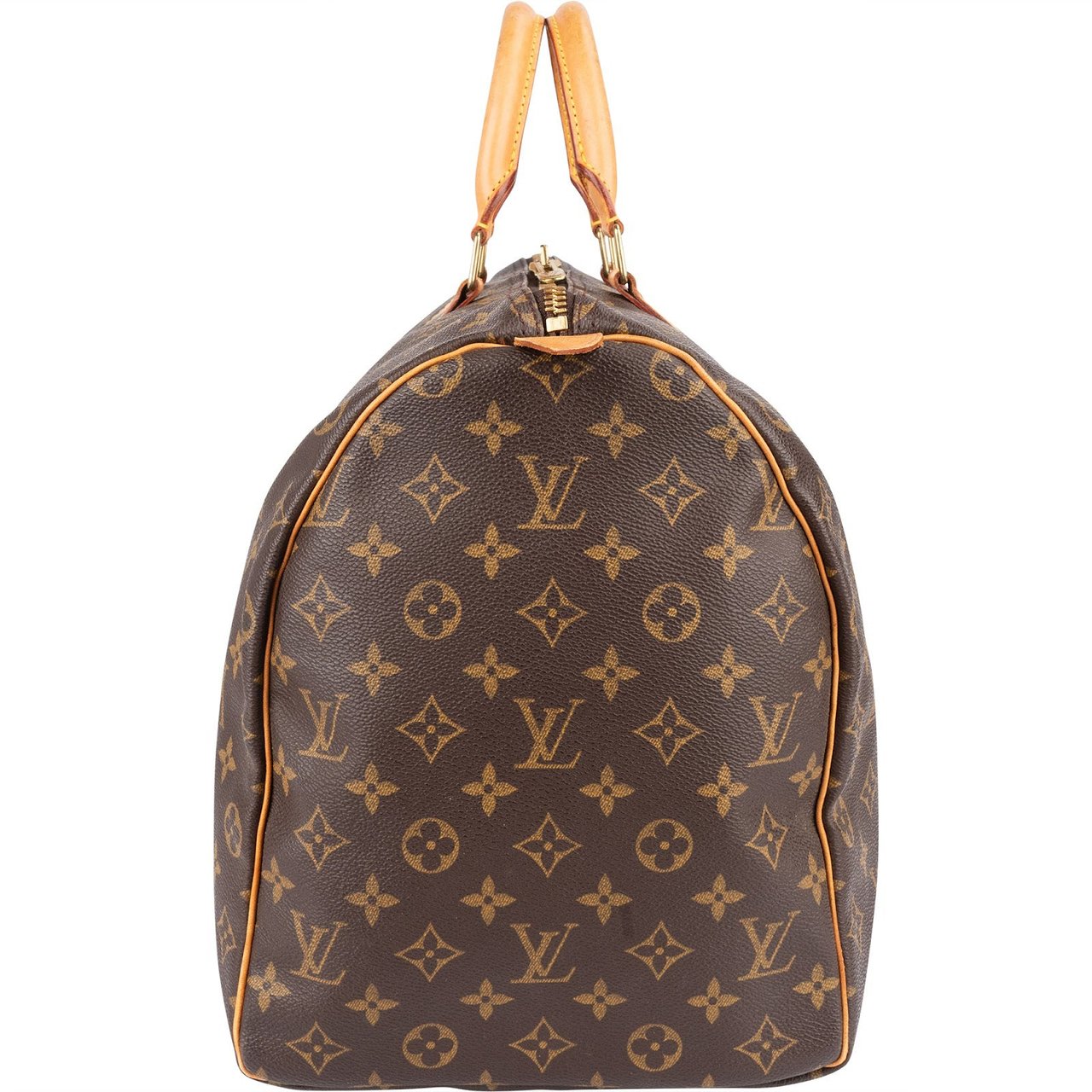 Louis Vuitton Louis Vuitton Monogram Canvas Keepall 50 Travel Bag Bruin