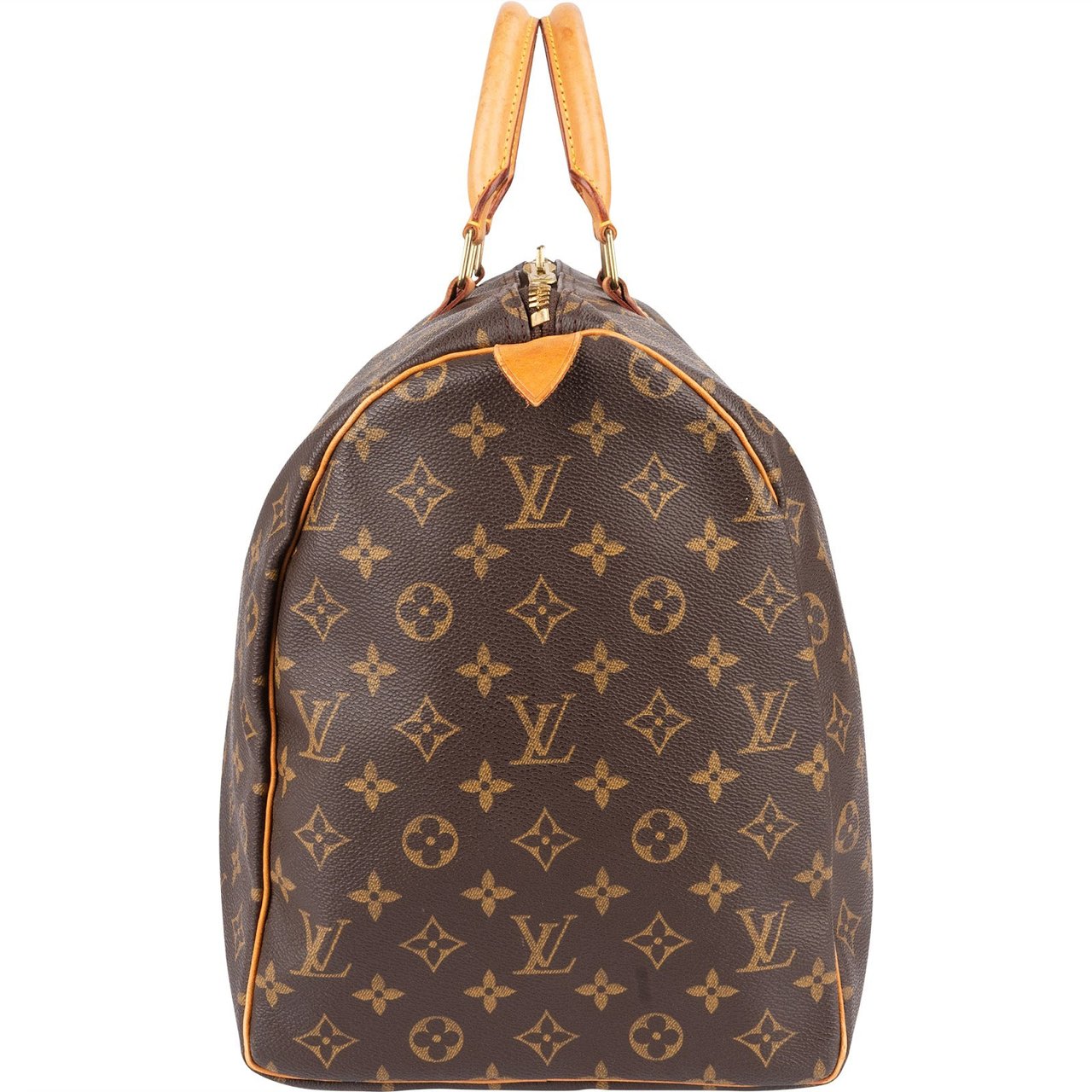 Louis Vuitton Louis Vuitton Monogram Canvas Keepall 50 Travel Bag Bruin