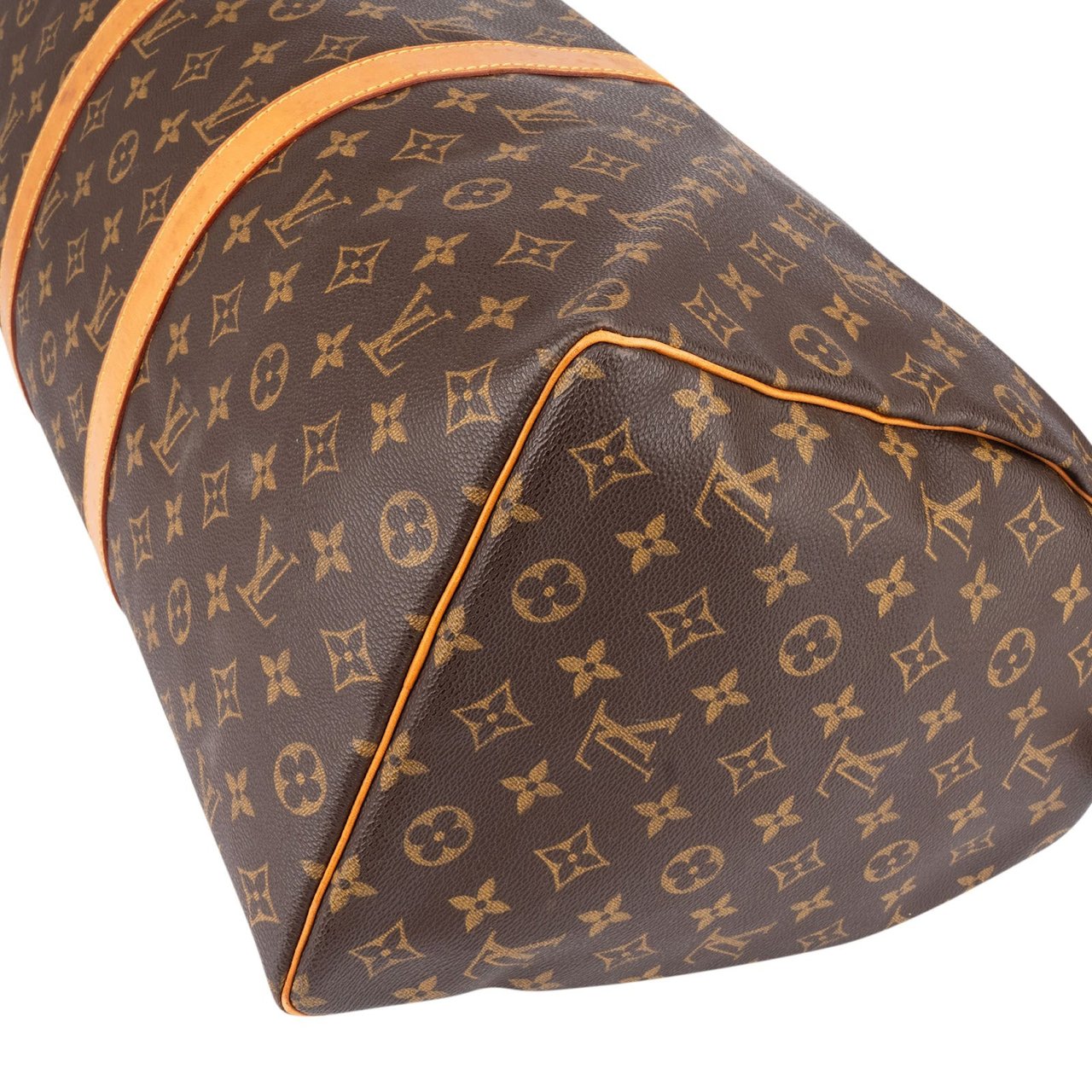 Louis Vuitton Louis Vuitton Monogram Canvas Keepall 50 Travel Bag Bruin