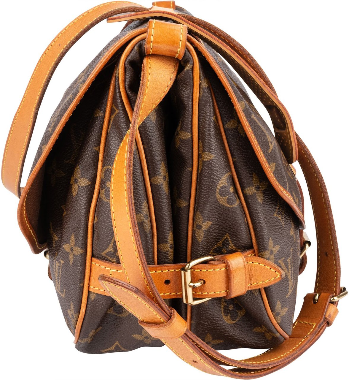 Louis Vuitton Louis Vuitton Monogram Canvas Saumur 30 Crossbody Bag Bruin