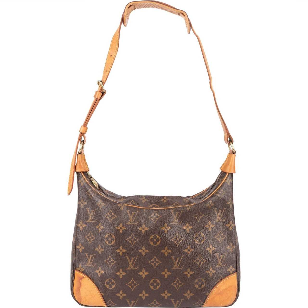 Louis Vuitton Louis Vuitton Monogram Canvas Boulogne Crossbody Bag Bruin