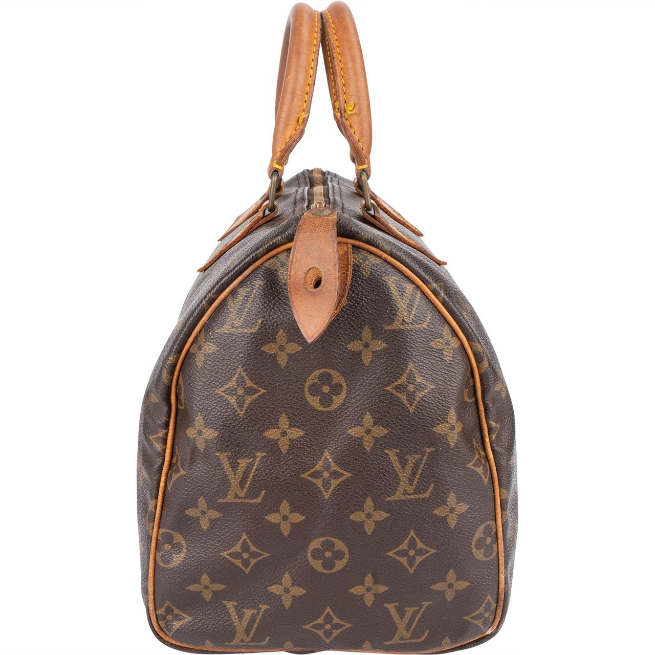 Louis Vuitton Louis Vuitton Monogram Canvas Speedy 30 Handbag Bruin