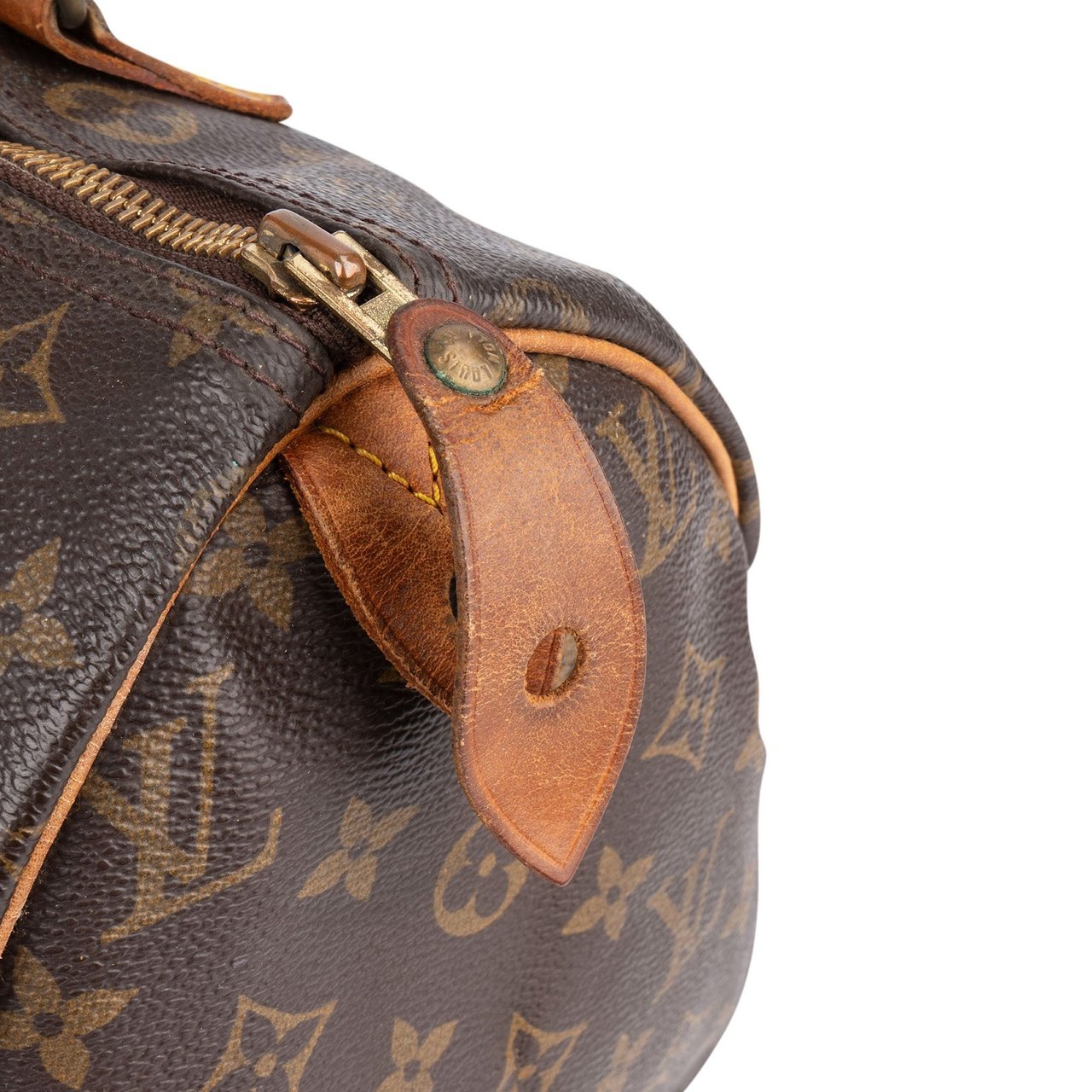 Louis Vuitton Louis Vuitton Monogram Canvas Speedy 30 Handbag Bruin
