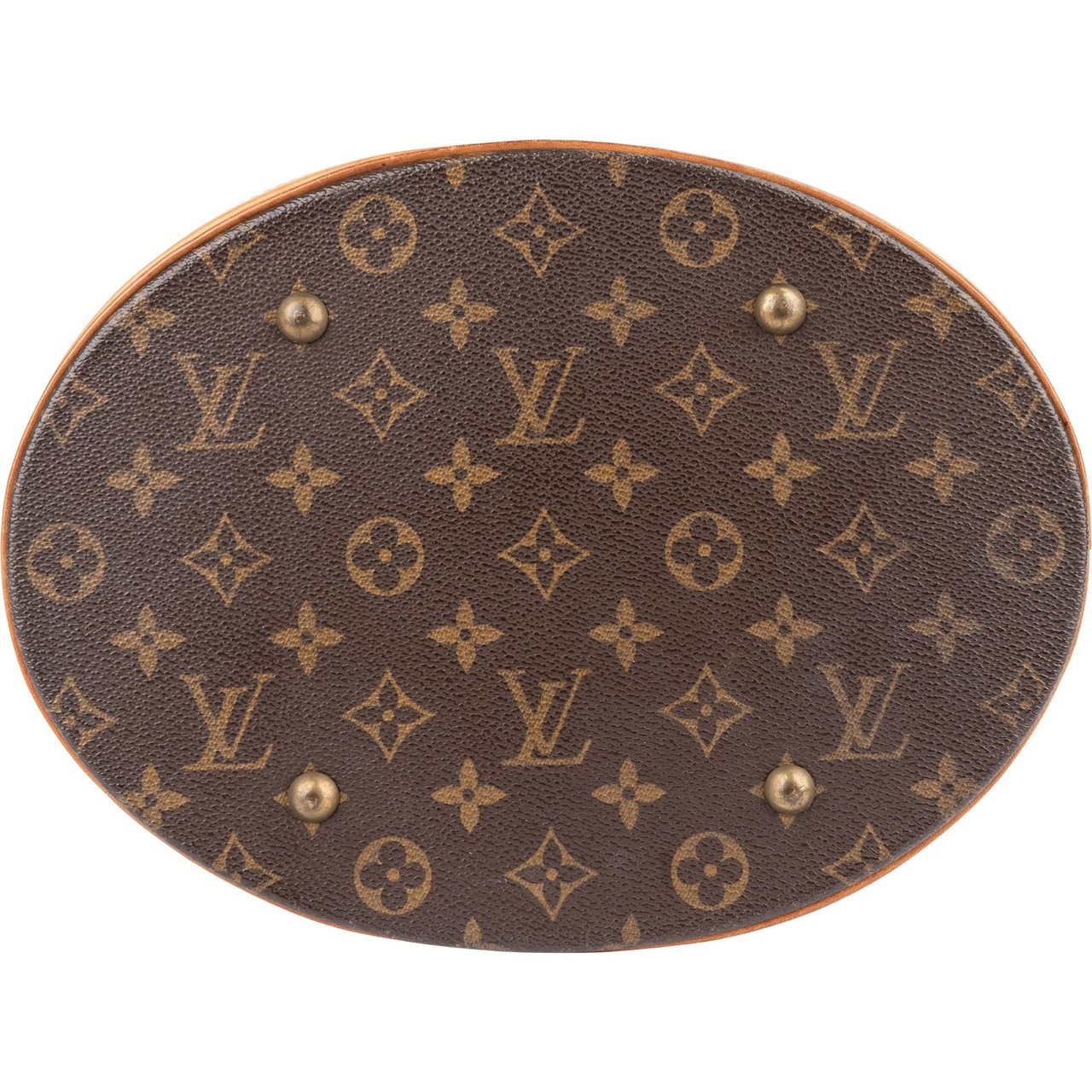 Louis Vuitton Louis Vuitton Monogram Canvas Bucket GM Shoulder Bag Bruin