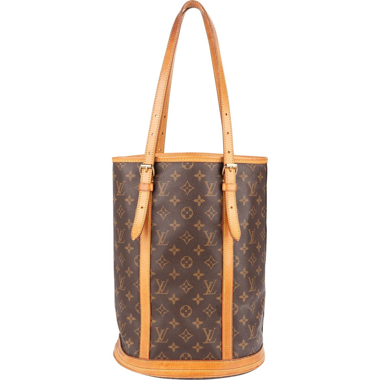 Louis Vuitton Louis Vuitton Monogram Canvas Bucket GM Shoulder Bag Bruin