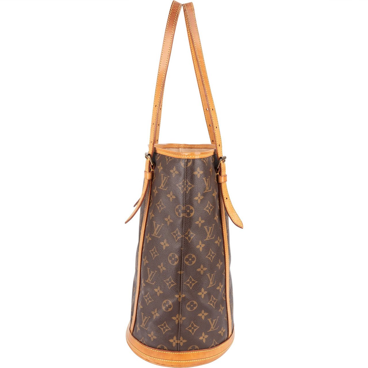 Louis Vuitton Louis Vuitton Monogram Canvas Bucket GM Shoulder Bag Bruin