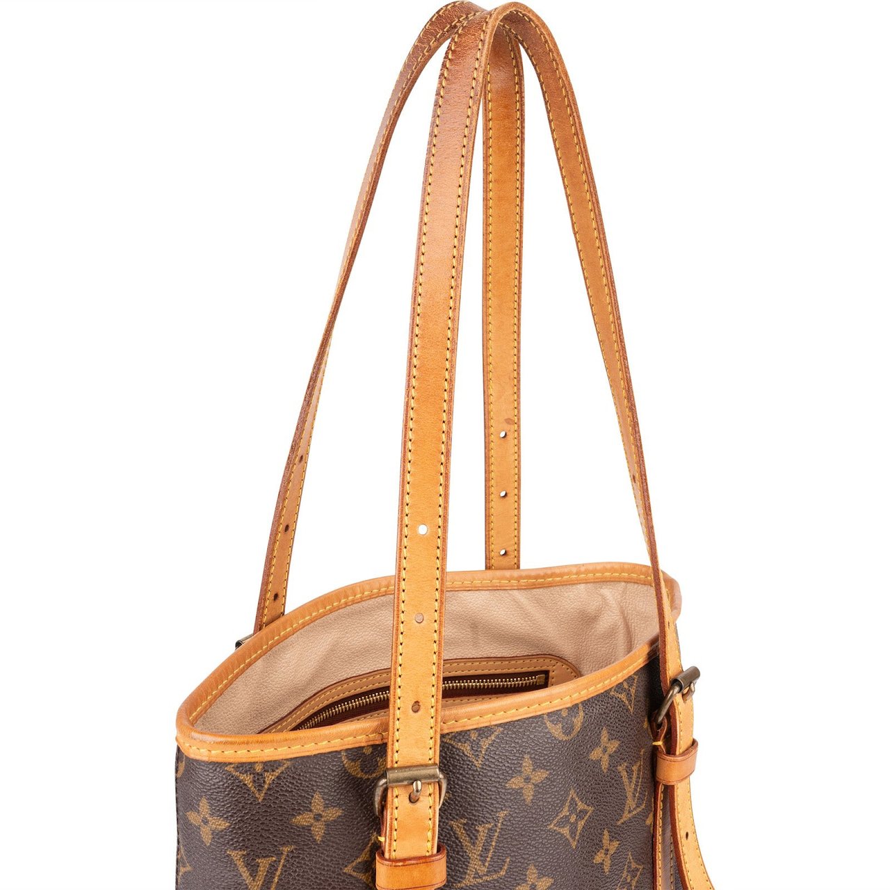 Louis Vuitton Louis Vuitton Monogram Canvas Bucket GM Shoulder Bag Bruin