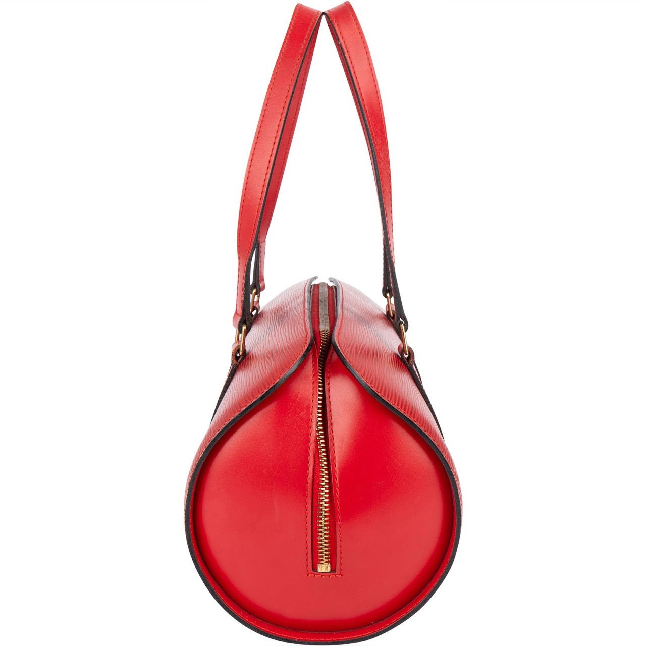 Louis Vuitton Louis Vuitton Red Epi Leather Soufflot Handbag Rood