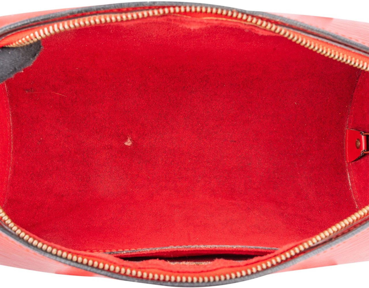 Louis Vuitton Louis Vuitton Red Epi Leather Soufflot Handbag Rood