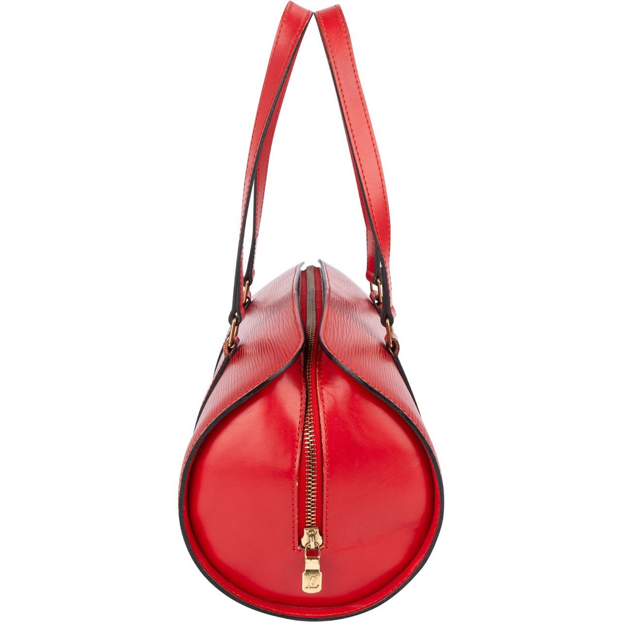 Louis Vuitton Louis Vuitton Red Epi Leather Soufflot Handbag Rood