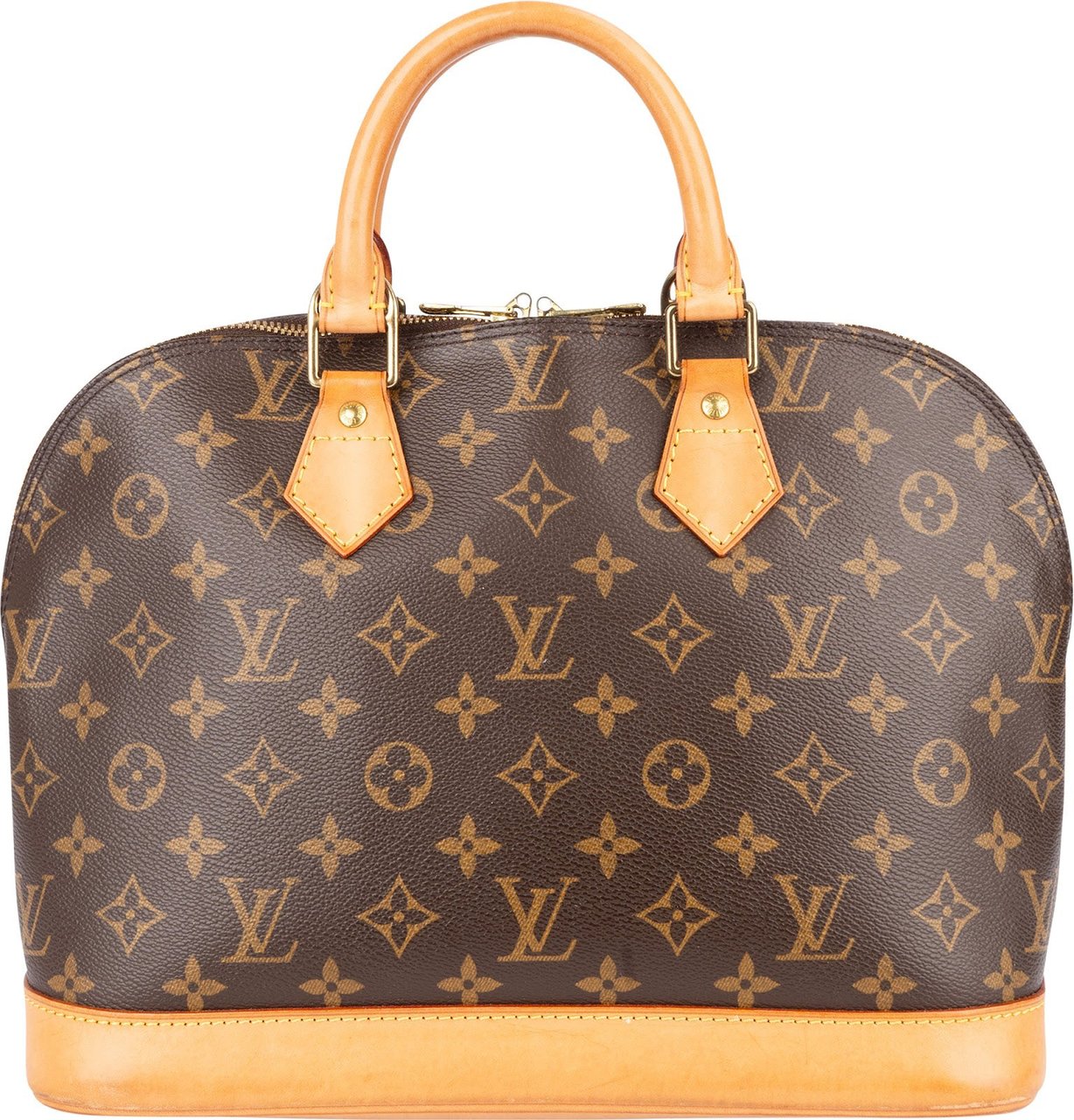 Louis Vuitton Louis Vuitton Monogram Canvas Alma PM Handbag Bruin