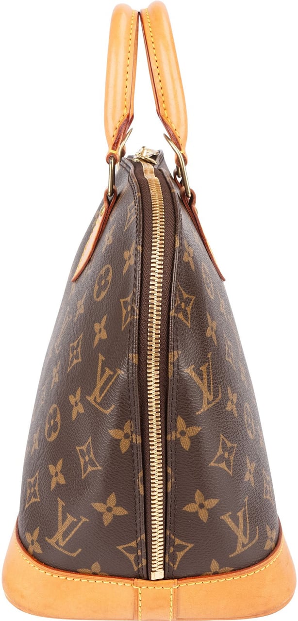 Louis Vuitton Louis Vuitton Monogram Canvas Alma PM Handbag Bruin
