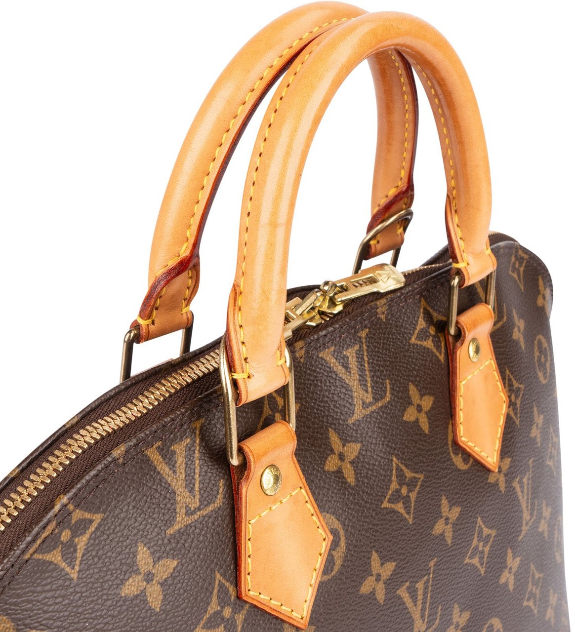 Louis Vuitton Louis Vuitton Monogram Canvas Alma PM Handbag Bruin