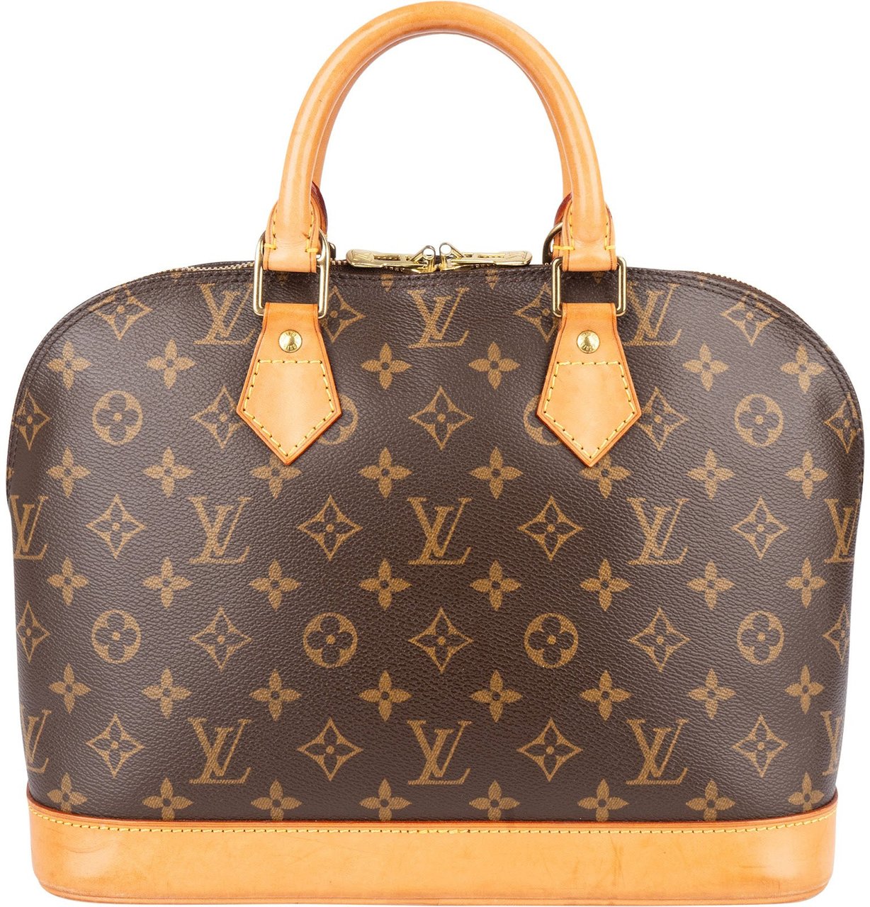 Louis Vuitton Louis Vuitton Monogram Canvas Alma PM Handbag Bruin