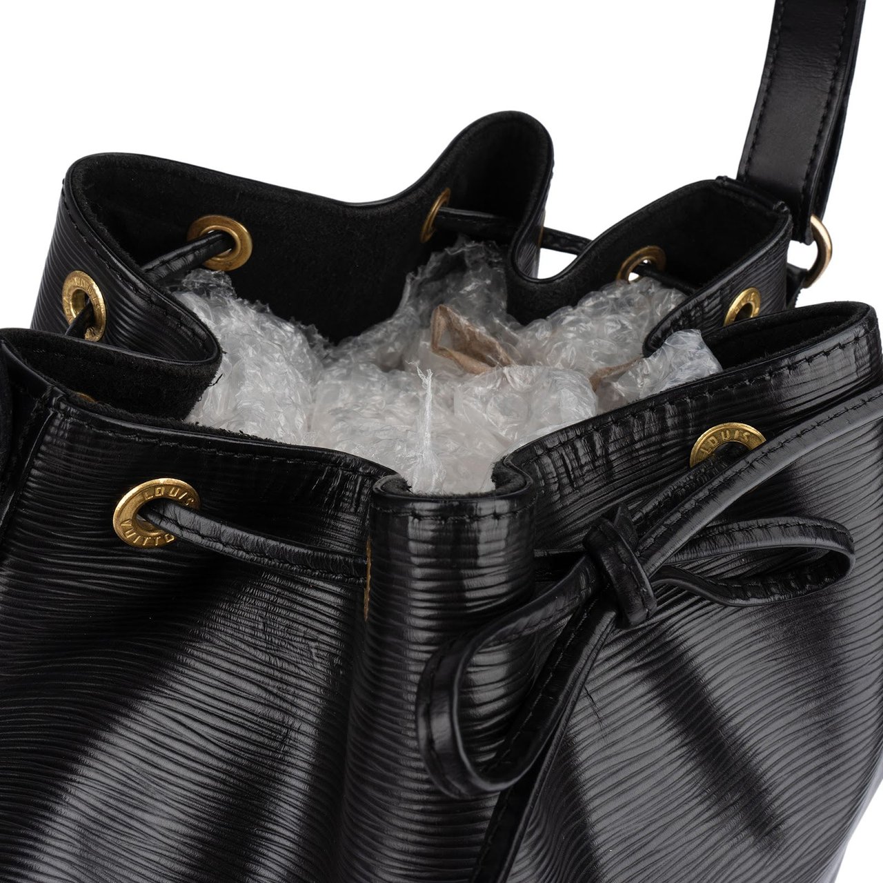 Louis Vuitton Louis Vuitton Noir Epi Leather Sac Noé Grande Shoulder Bag Zwart