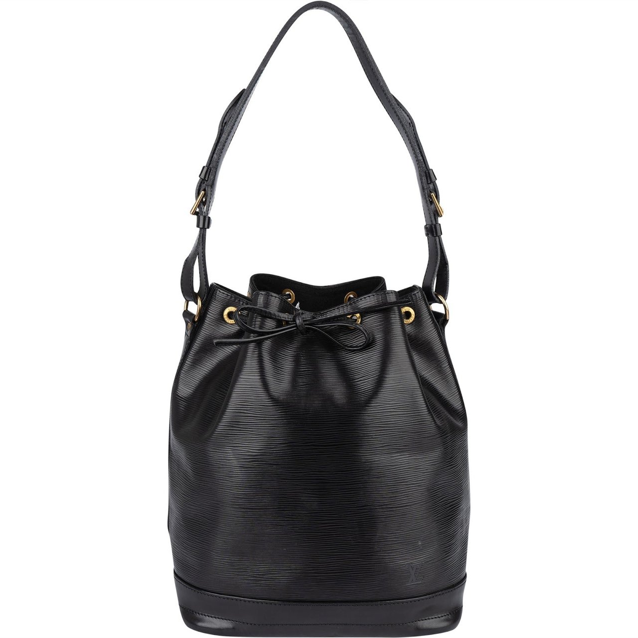 Louis Vuitton Louis Vuitton Noir Epi Leather Sac Noé Grande Shoulder Bag Zwart