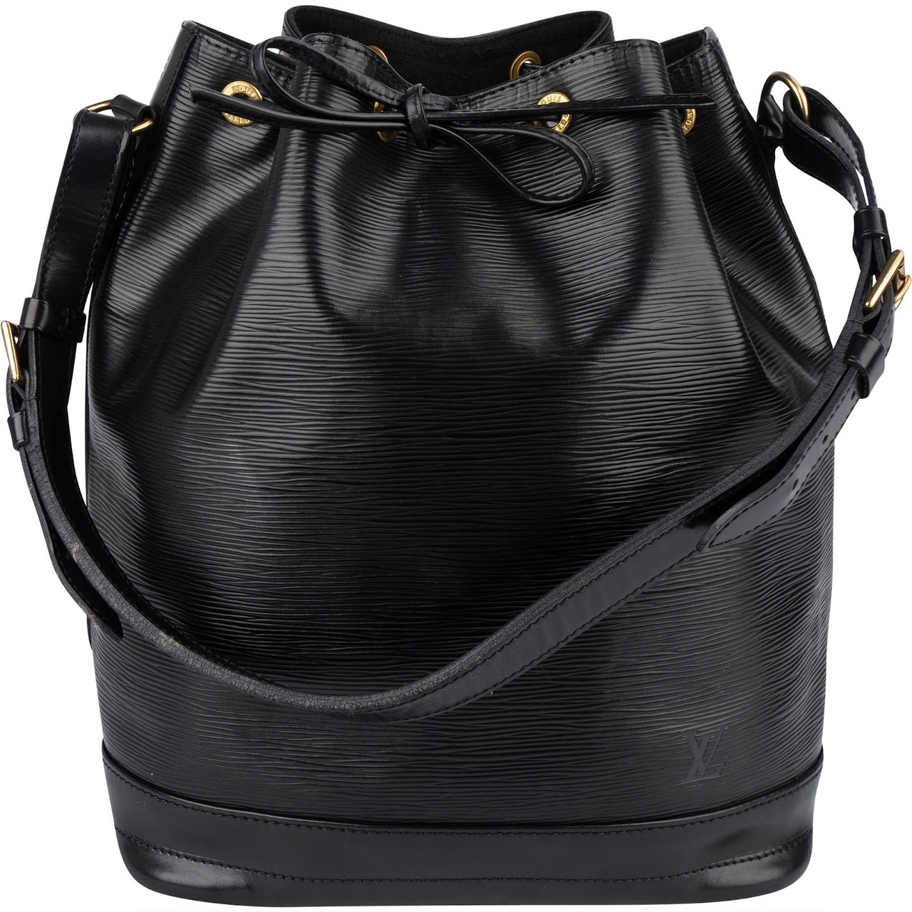 Louis Vuitton Louis Vuitton Noir Epi Leather Sac Noé Grande Shoulder Bag Zwart