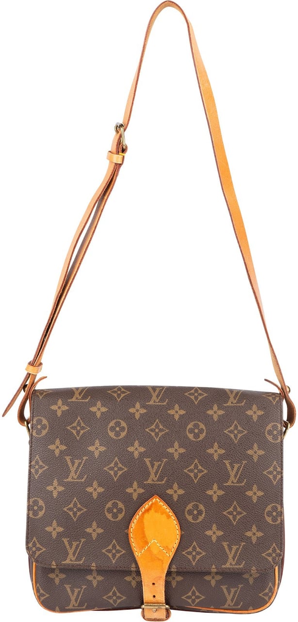Louis Vuitton Louis Vuitton Monogram Canvas Cartouchiere GM Crossbody Bag Bruin