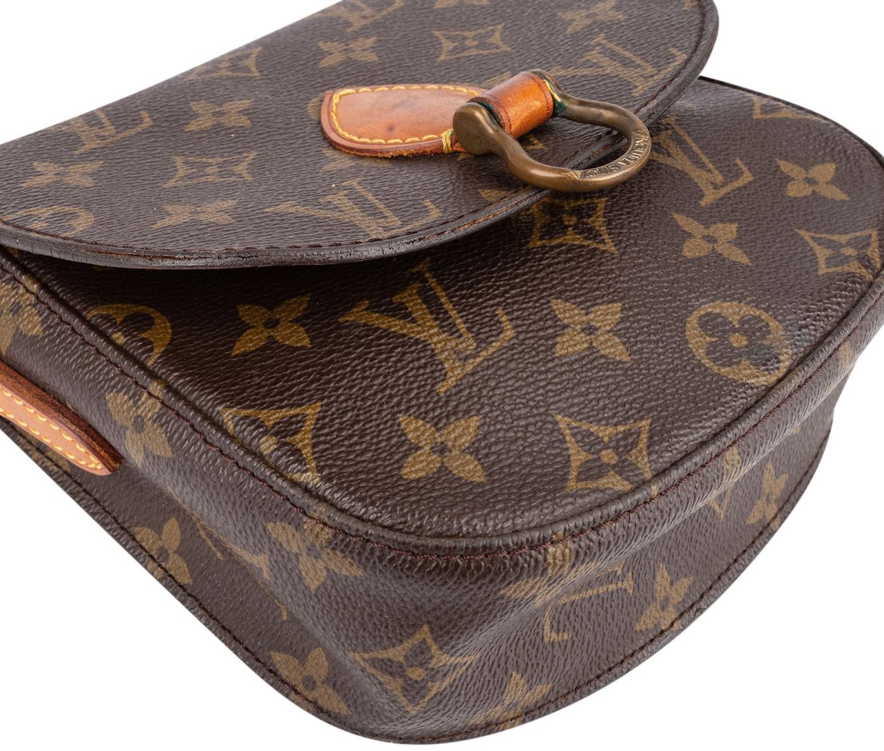Louis Vuitton Louis Vuitton Monogram Canvas Saint Cloud PM Crossbody Bag Bruin