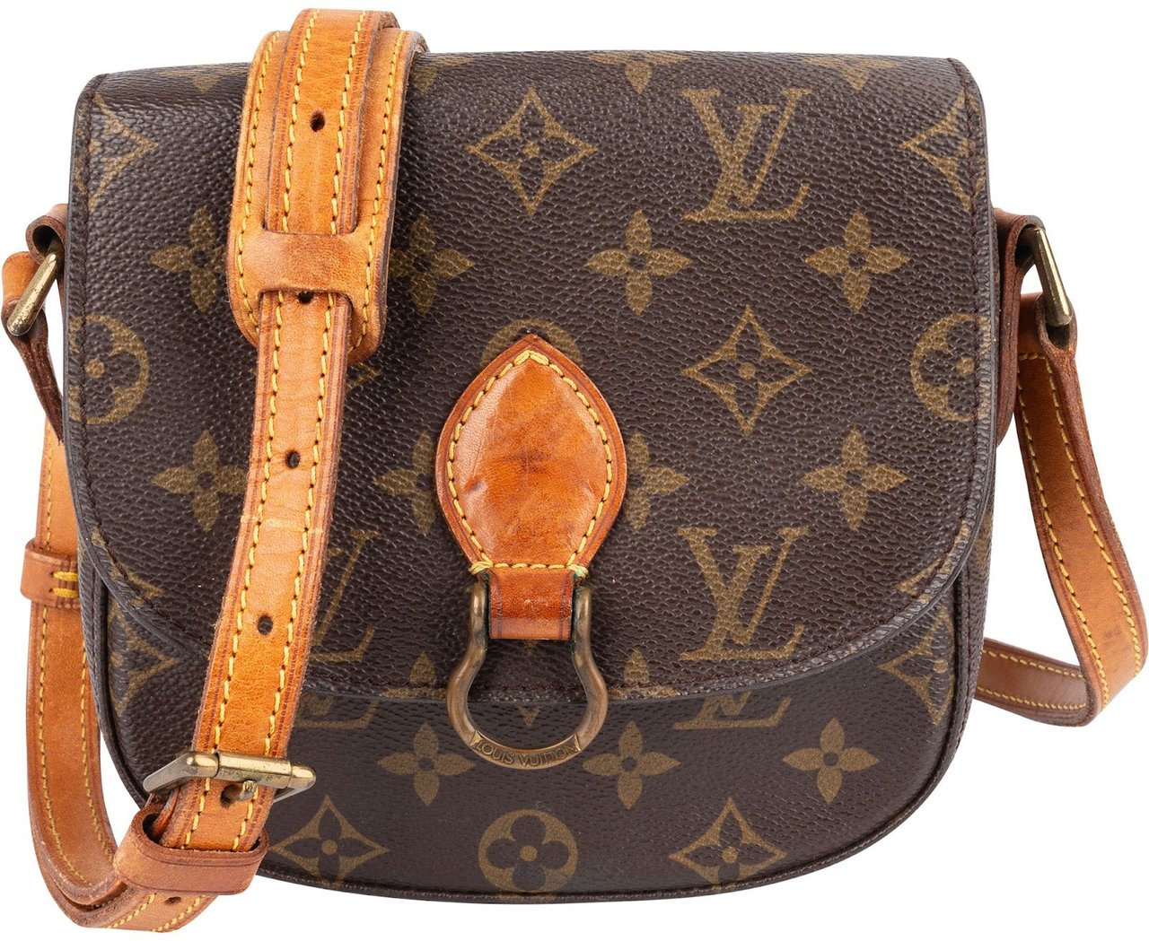 Louis Vuitton Louis Vuitton Monogram Canvas Saint Cloud PM Crossbody Bag Bruin