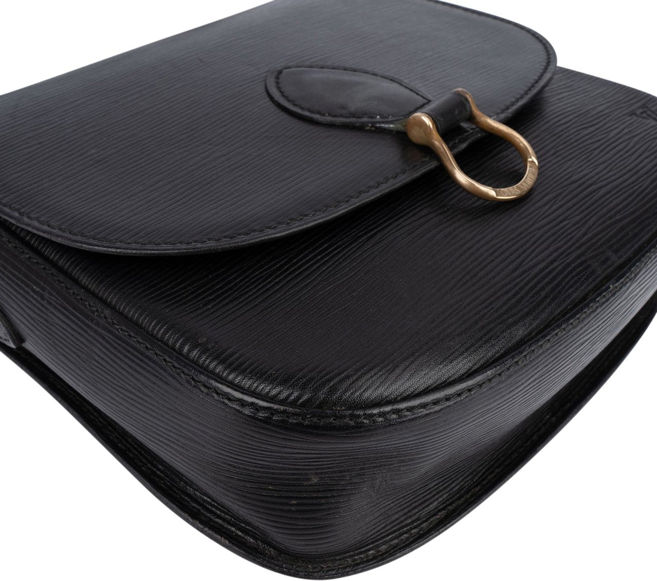 Louis Vuitton Louis Vuitton Noir Epi Leather Saint Cloud GM Crossbody Bag Zwart