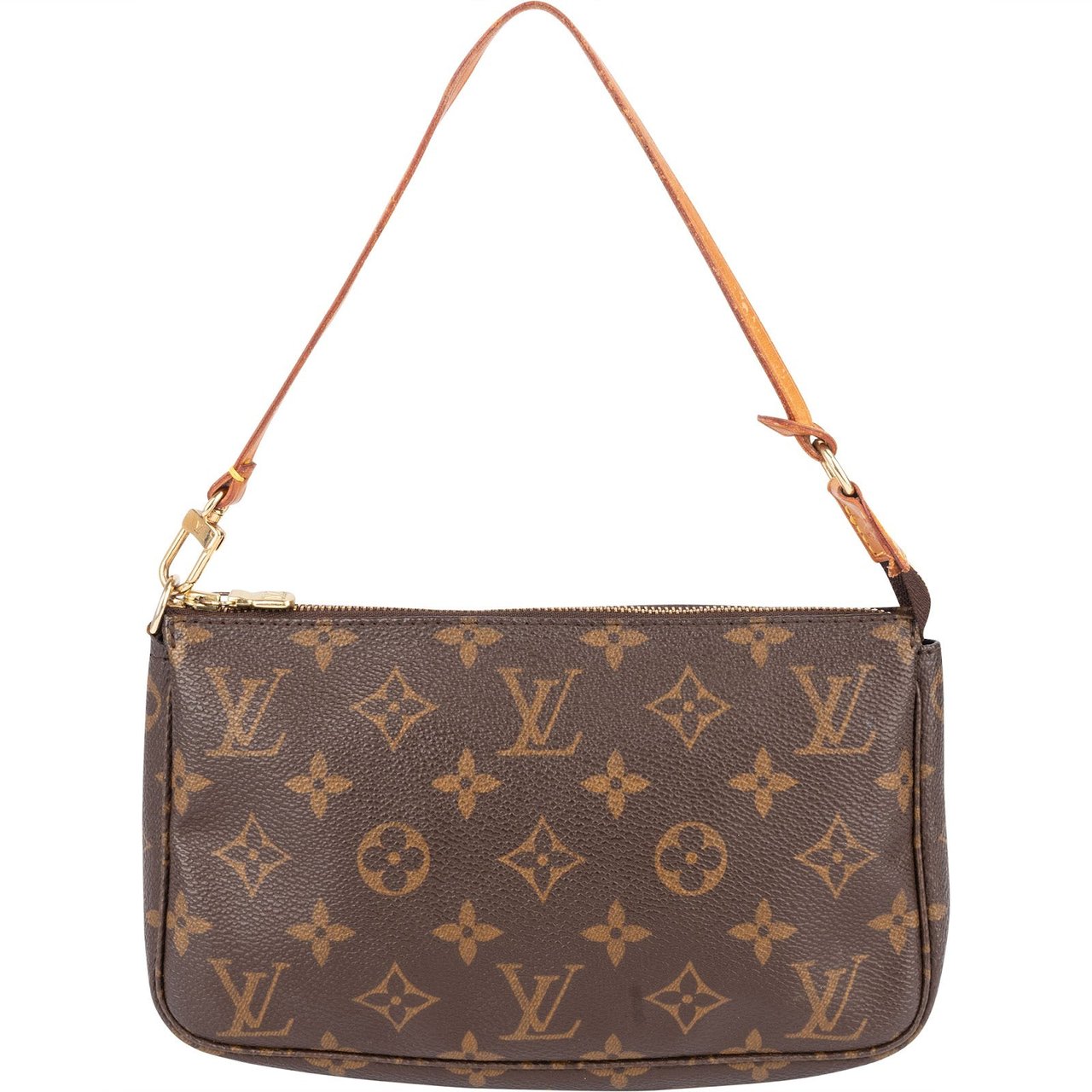 Louis Vuitton Louis Vuitton Monogram Canvas Pochette Accessoires Handbag Bruin
