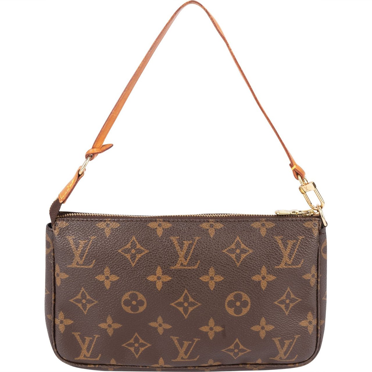 Louis Vuitton Louis Vuitton Monogram Canvas Pochette Accessoires Handbag Bruin