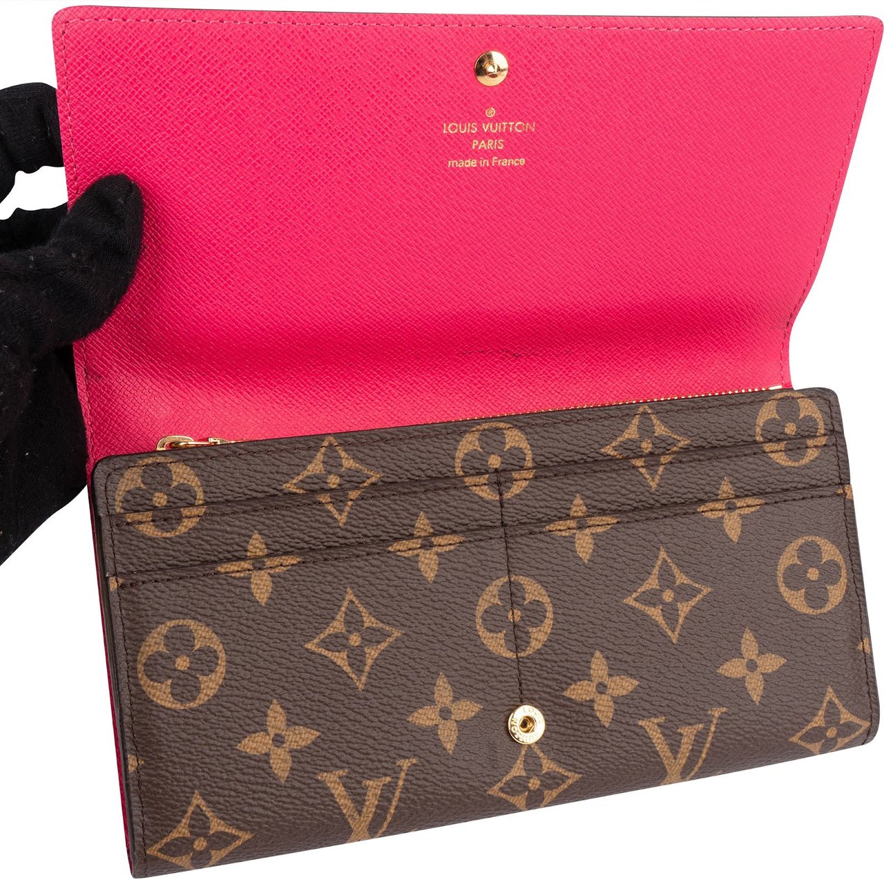 Louis Vuitton Louis Vuitton Monogram Canvas Limited Christmas Animation Illustre Evasion Sarah Wallet Bruin