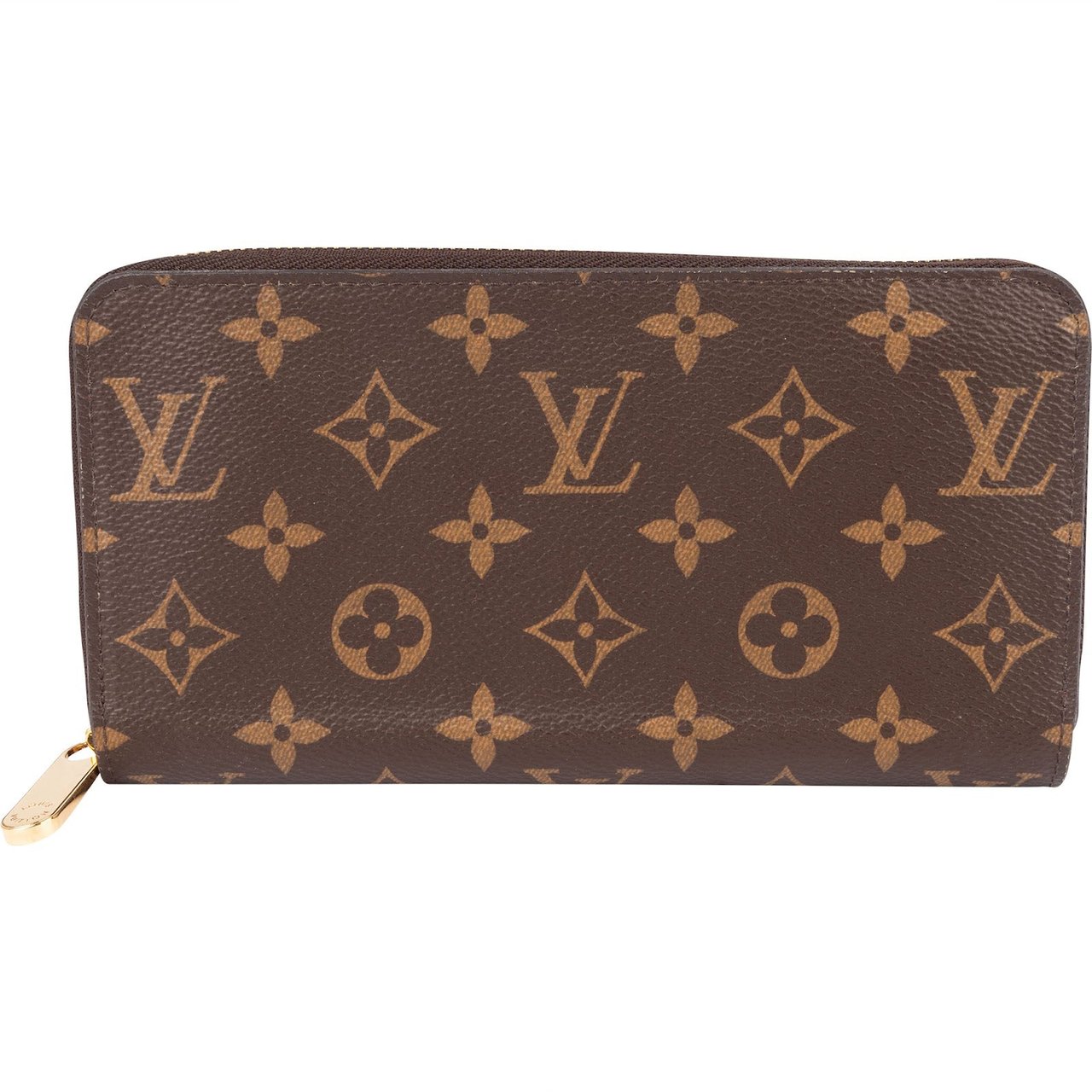Louis Vuitton Louis Vuitton Monogram Canvas Zippy Wallet Bruin
