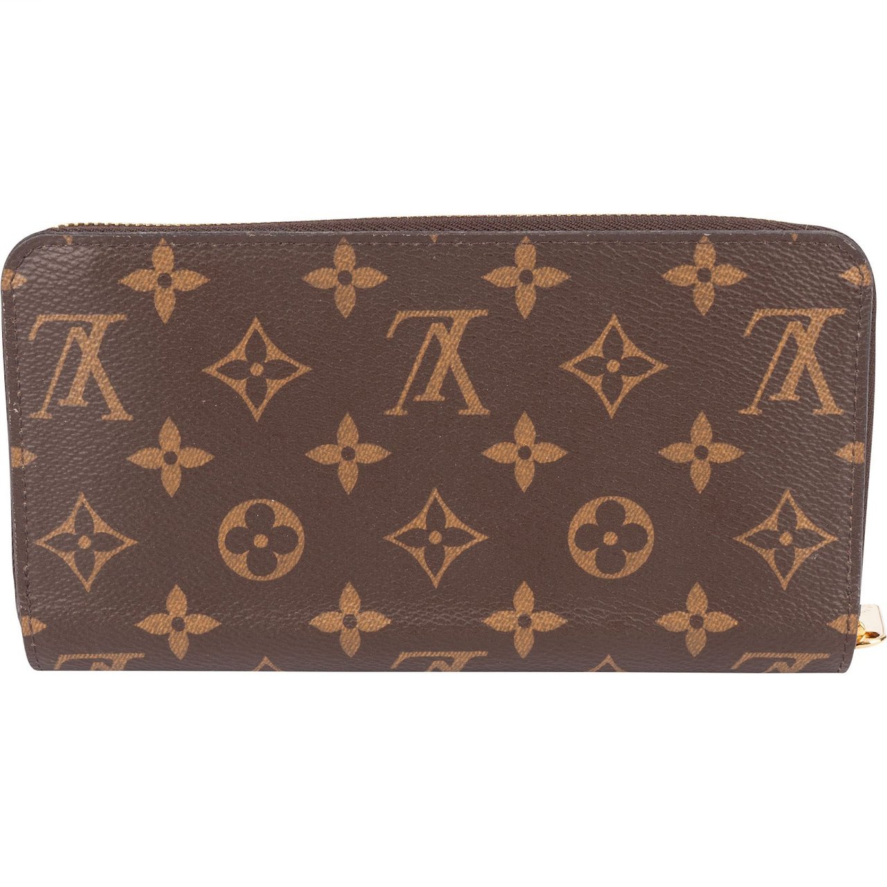 Louis Vuitton Louis Vuitton Monogram Canvas Zippy Wallet Bruin