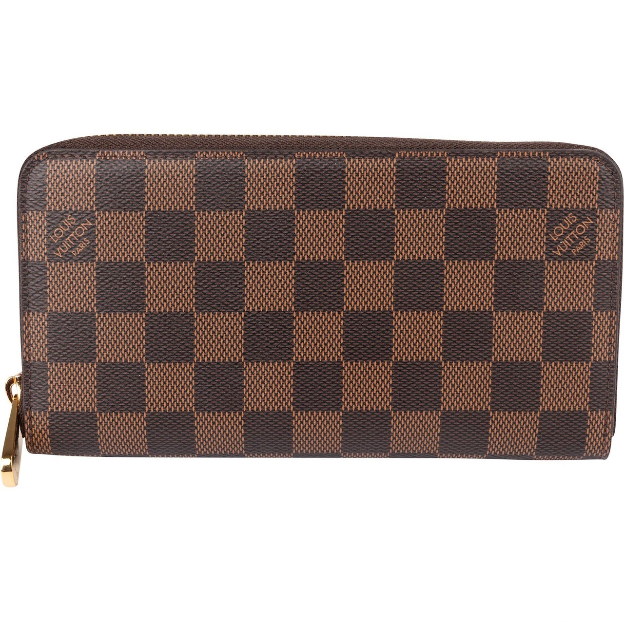 Louis Vuitton Louis Vuitton Monogram Damier Ebene Zippy Wallet Bruin