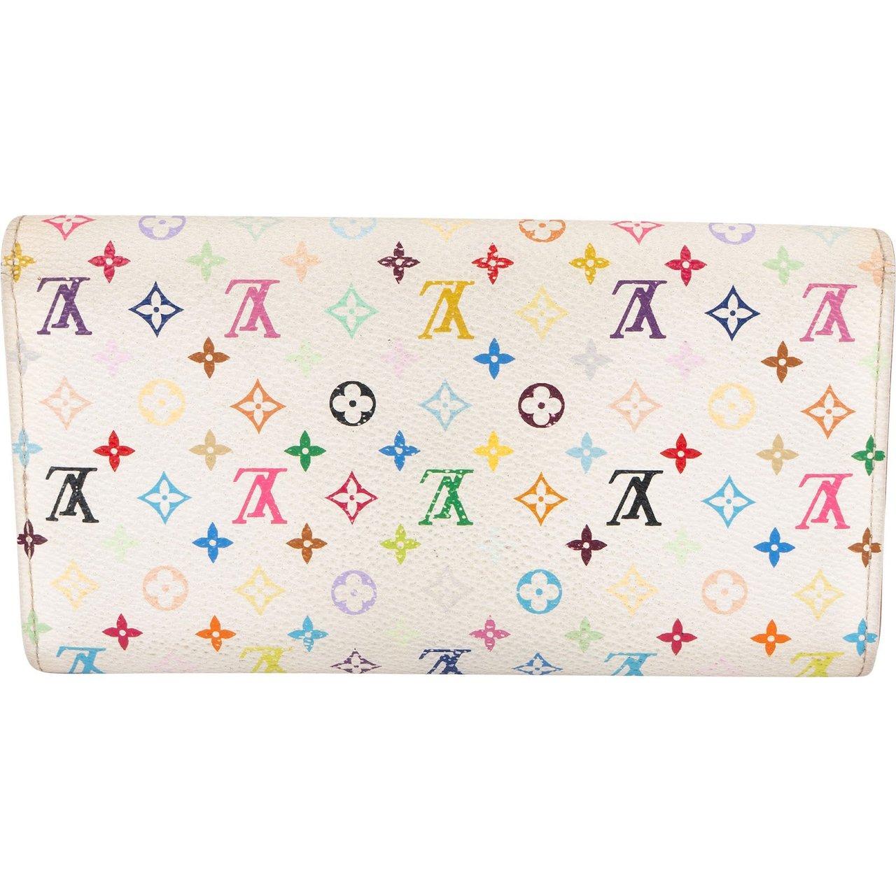 Louis Vuitton Louis Vuitton Canvas Monogram Murakami Multicolor Sarah Wallet Wit