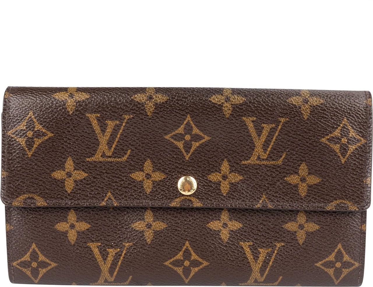 Louis Vuitton Louis Vuitton Monogram Canvas Sarah Wallet Bruin