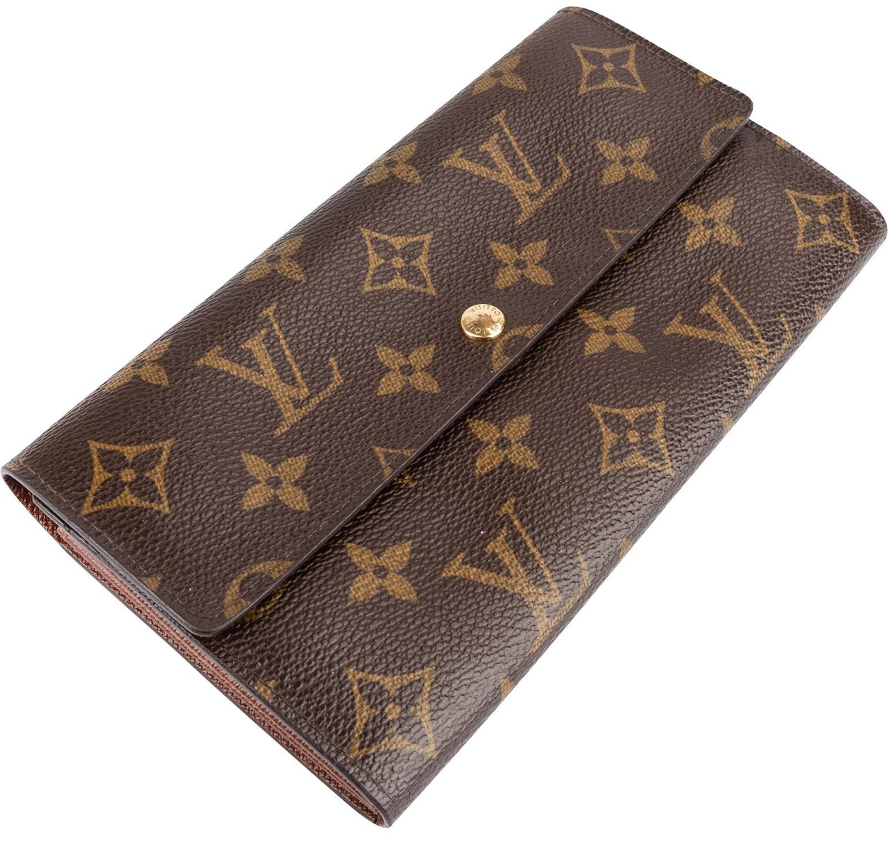 Louis Vuitton Louis Vuitton Monogram Canvas Sarah Wallet Bruin