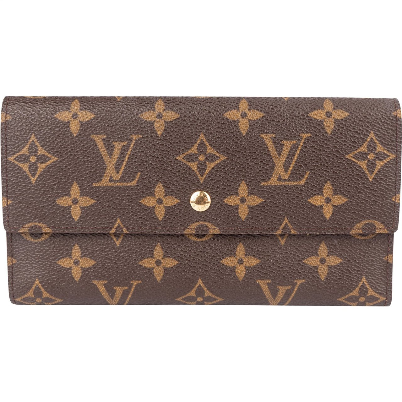 Louis Vuitton Louis Vuitton Monogram Canvas Sarah Wallet Bruin