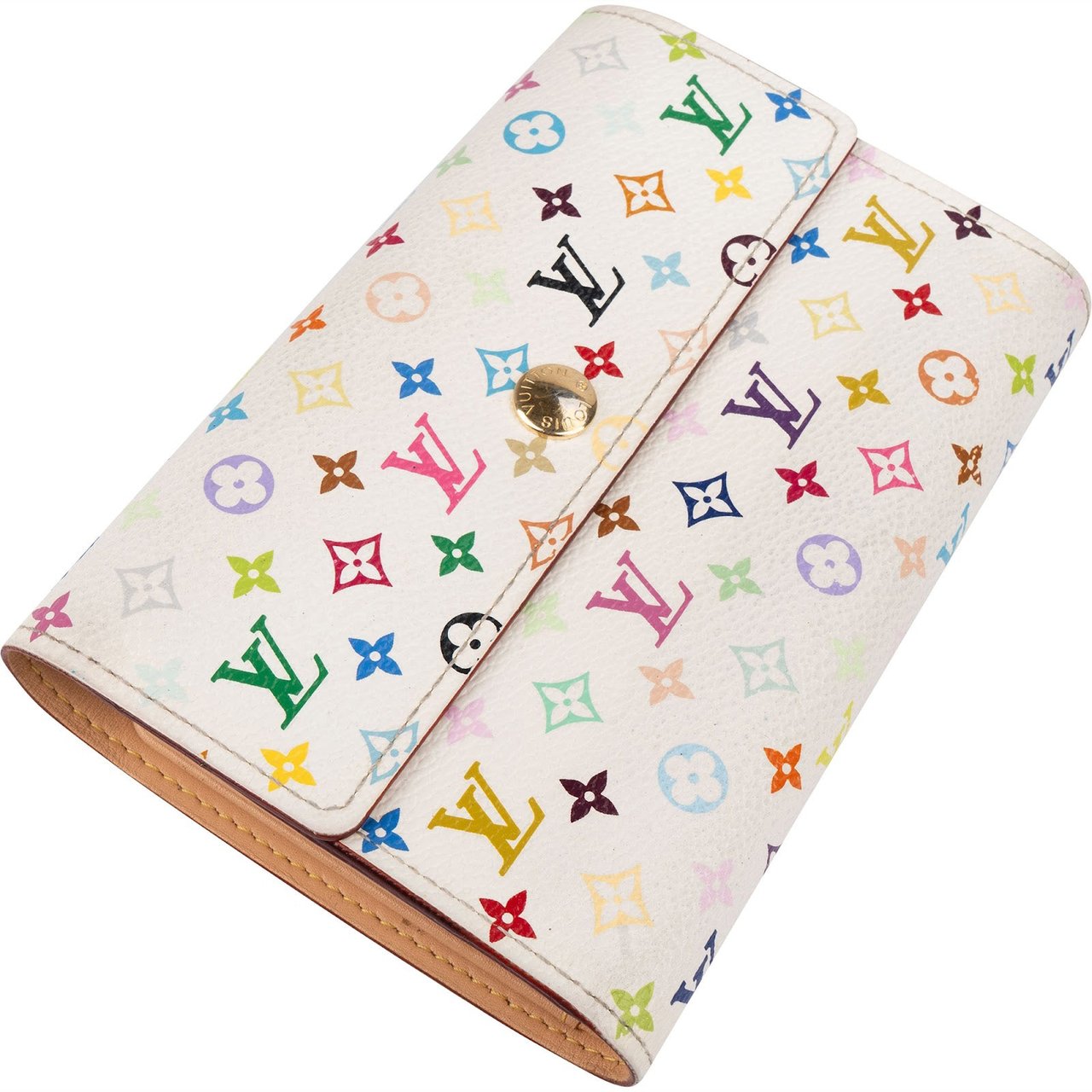 Louis Vuitton Louis Vuitton Monogram Murakami Multicolor Alexandra Wallet Wit