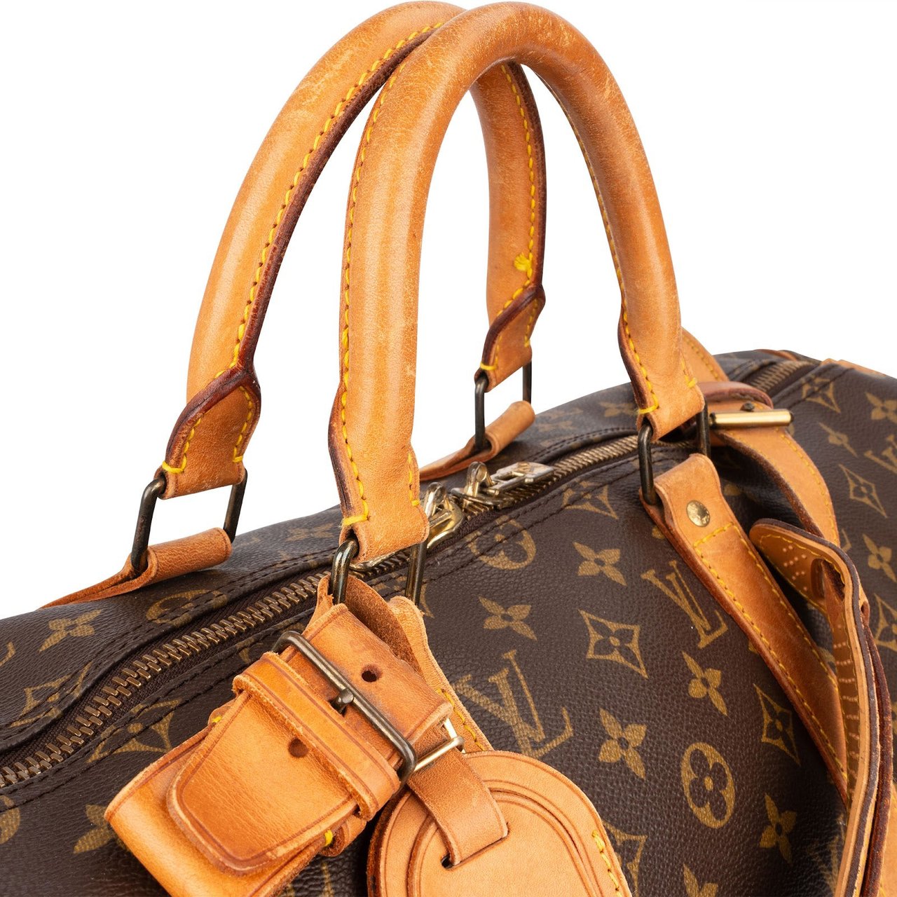 Louis Vuitton Louis Vuitton Monogram Canvas Keepall 50 Bandoulière Travel Bag Bruin